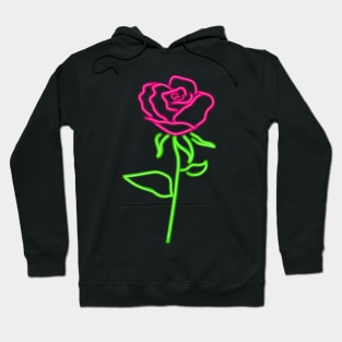 Neon Rose Hoodie